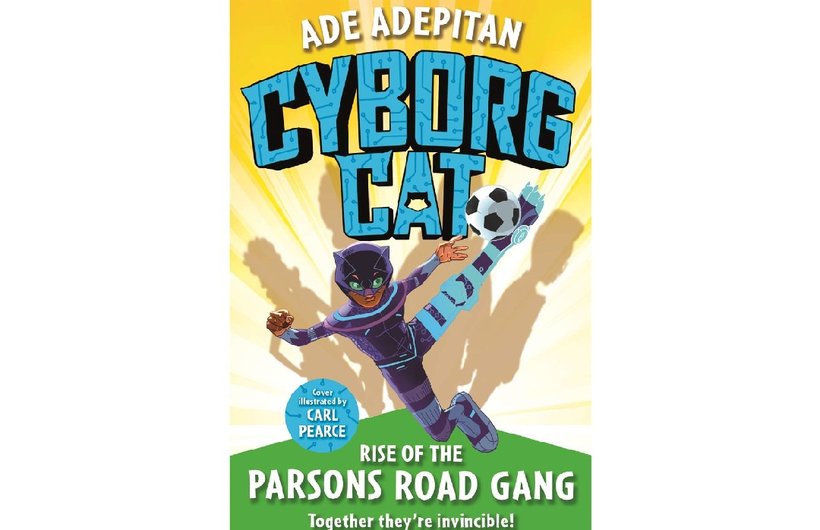The cover of the book Cyborg Cat by Ade Adepitan.