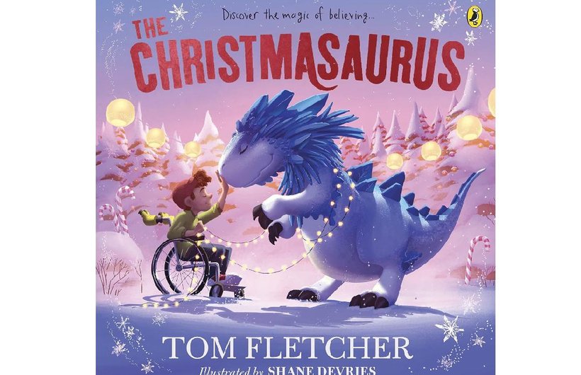 The cover of the book The Christmasaurus