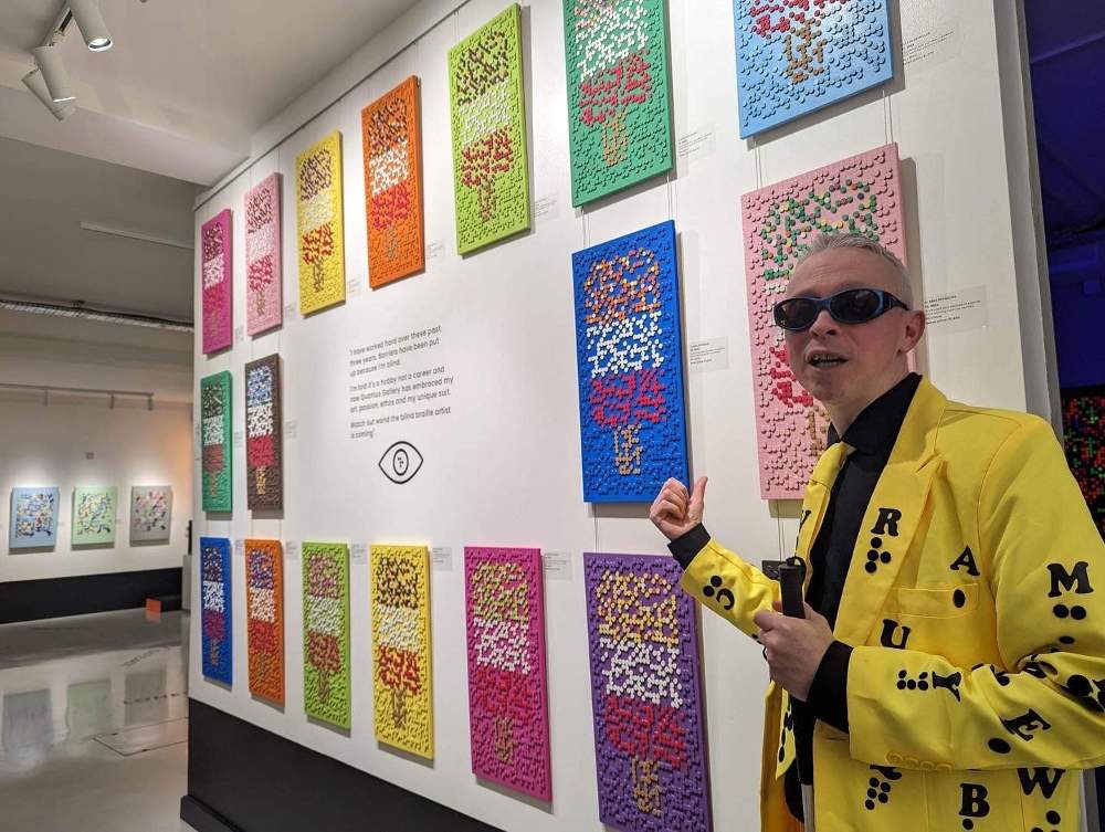 How this braille artist’s Morph connects the dots to make art