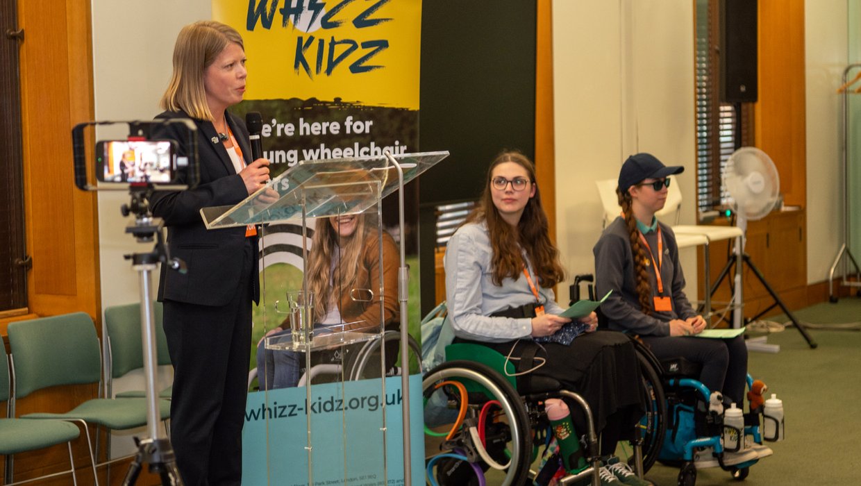 Youth Board presenting Education Report