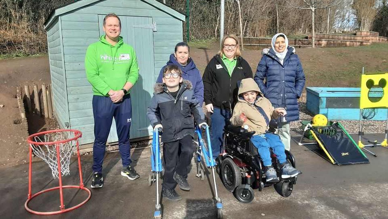 A group of people amongst their community change project