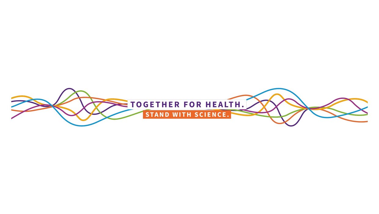 World Health Day logo with the writing: Together for Health