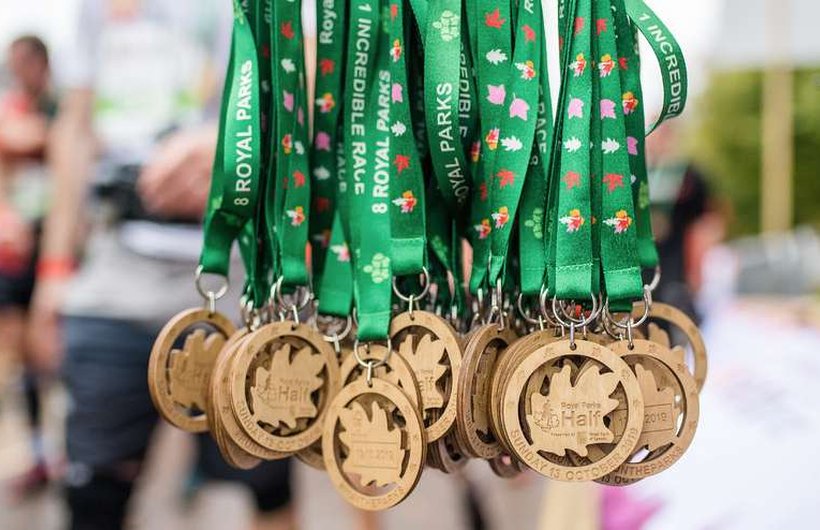Royal Parks finisher medals