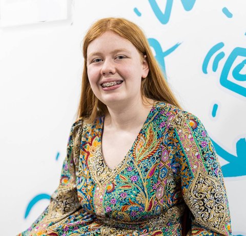 Philippa from Whizz Kidz Youth Board