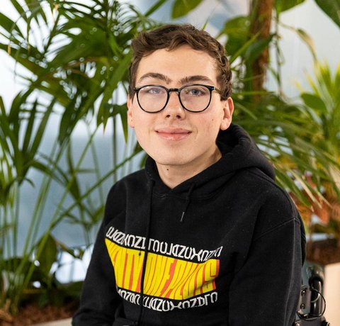 Tomos from the Whizz Kidz Youth Board